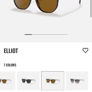 Ray-Ban Elliot Polished Havana Brown Sunglasses